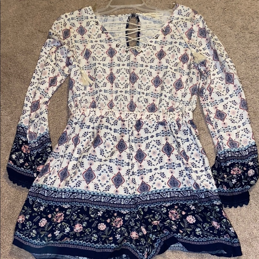 Rewind brand long sleeve romper